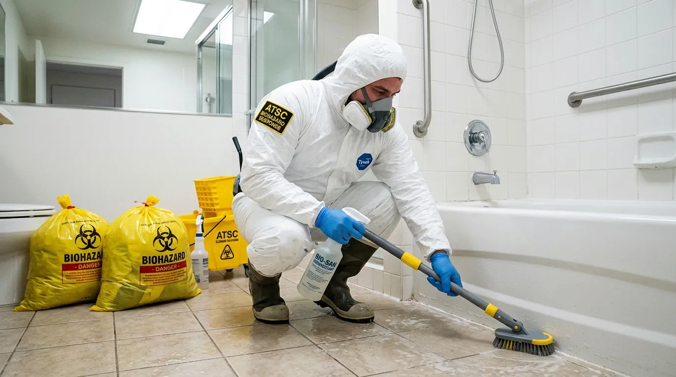 Decontamination equipment deployed for Blood Cleanup in Orange